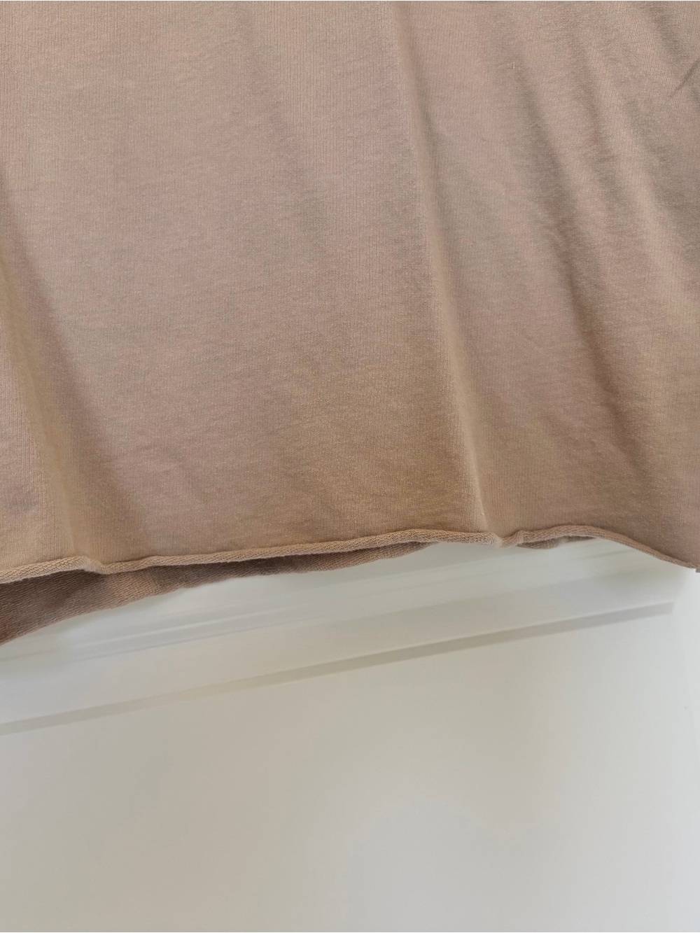 Zenana Outfitters Oversized Short Sleeve Crewneck T‑Shirt in Taupe - Picture 6 of 8